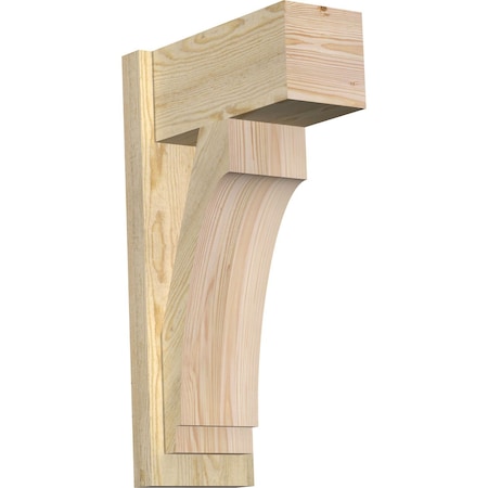 Ekena Millwork Imperial Block Rough Sawn Outlooker, Douglas Fir, 8"W x 16"D x 28"H OUT08X16X28IMP05RDF